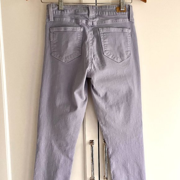 PAIGE Hoxton High Rise Light Violet Stretch Skinny Jeans Women Size 25 - Picture 7 of 10